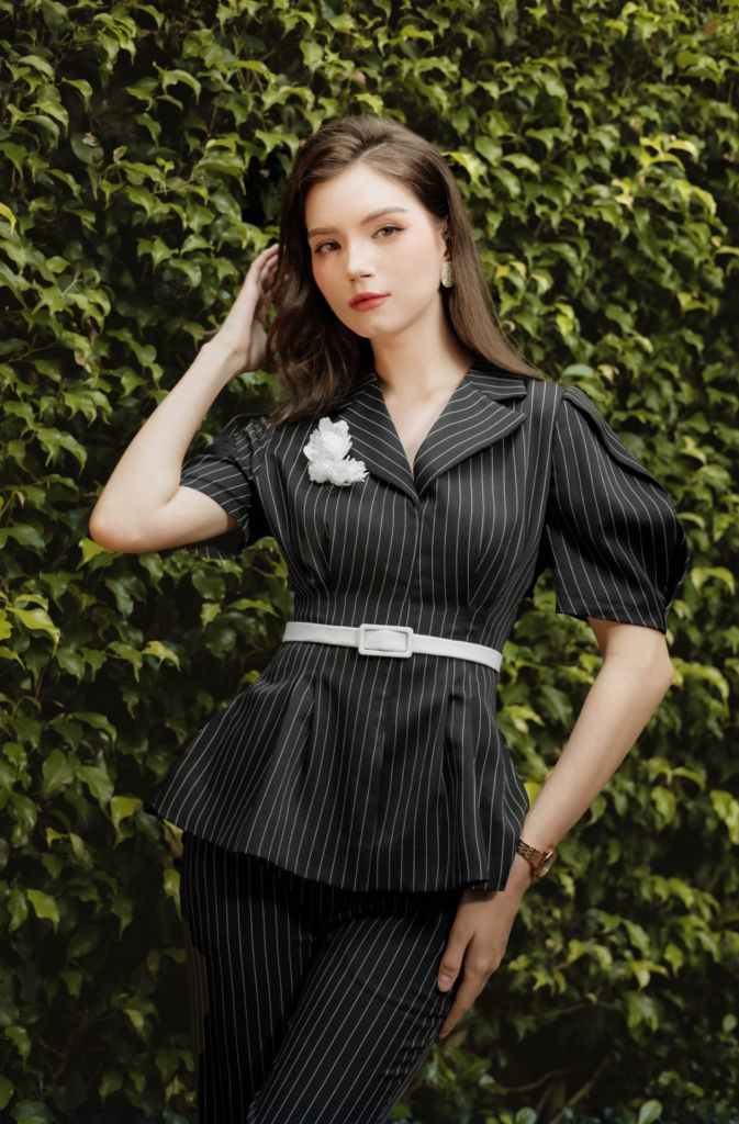 ÁO VESTON PEPLUM CỔ HAI VE VS1082