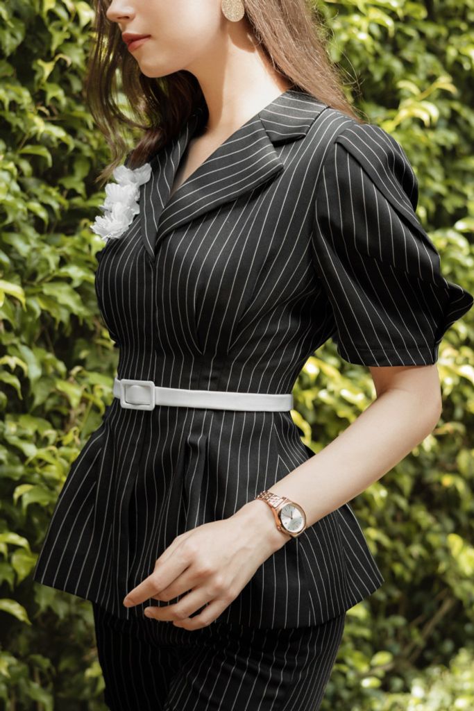 ÁO VESTON PEPLUM CỔ HAI VE VS1082