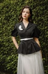 ÁO VESTON PEPLUM CỔ HAI VE VS1082