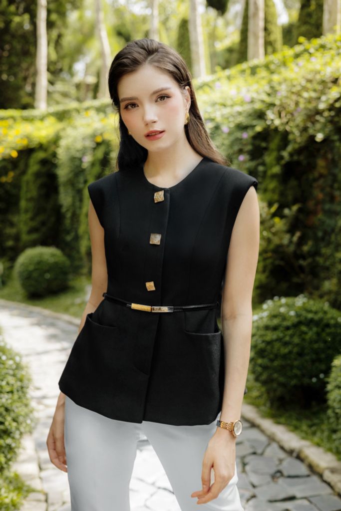 ÁO VESTON GHILE MỘT HÀNG KHUY VS1083