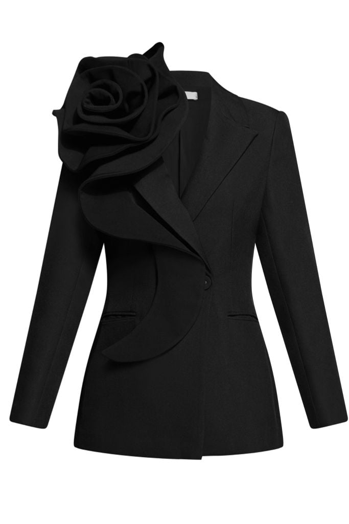 VS961 - Áo vest eo dáng dài cổ 2 ve thiết kế 2 hàng khuy  - BELY