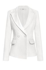 VS961 - Áo vest eo dáng dài cổ 2 ve thiết kế 2 hàng khuy  - BELY