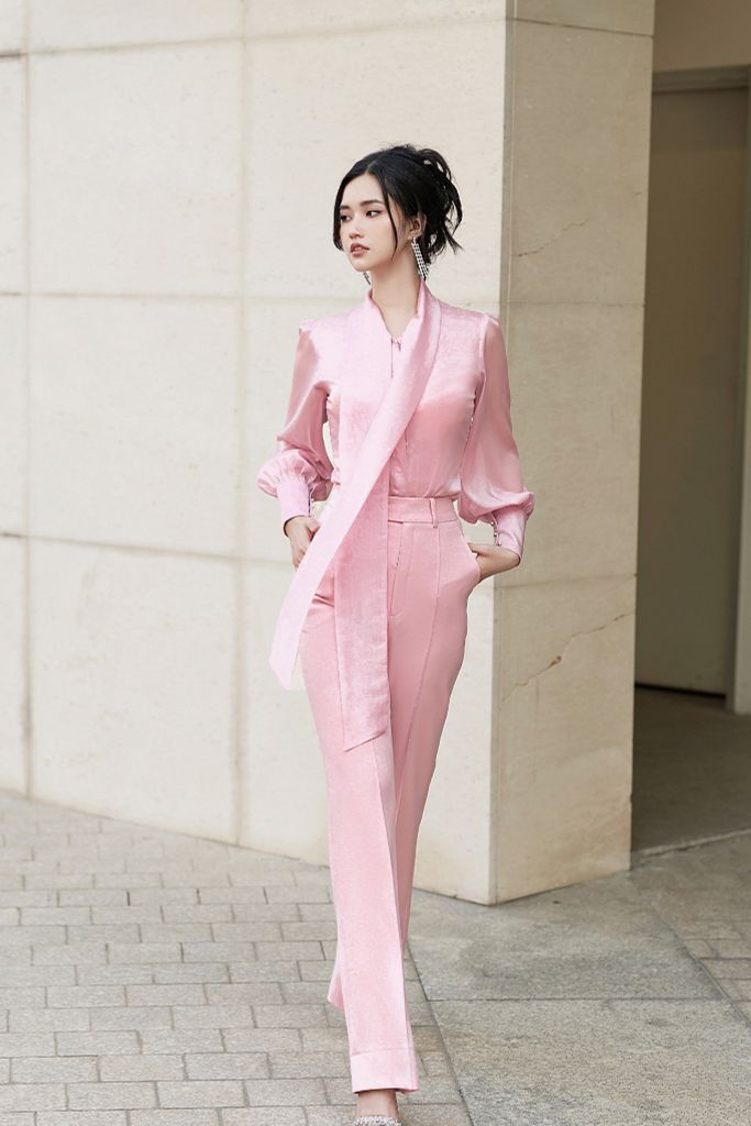 SM1004 - Áo sơ mi thiết kế thắt nơ tay bồng - BELY