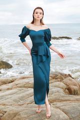 V974 -  Đầm xẻ tà dáng dài