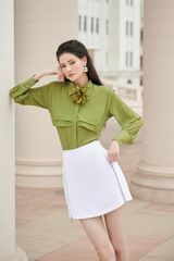 SM1002 - Áo sơ mi thiết kế cổ đức vạt bong cao cấp - BELY