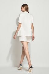 Q932 - Quần short cạp cao, thiết kế li mí trước sau - BELY