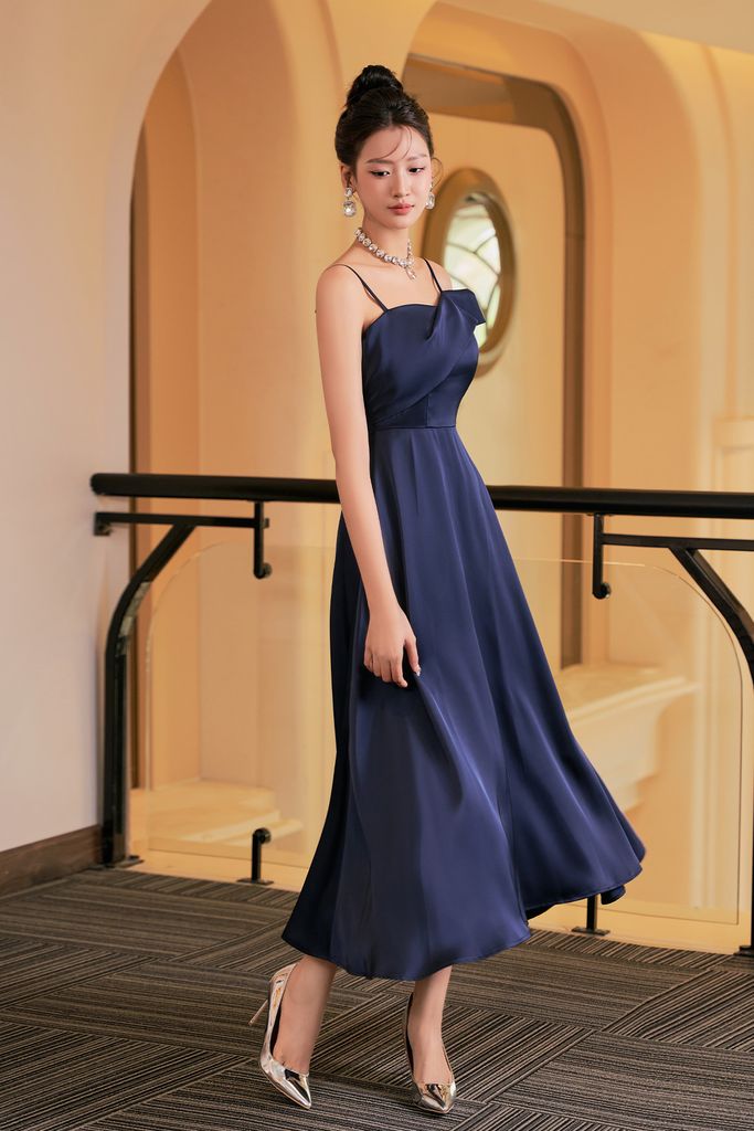 V976 - Váy đầm midi 2 dây - BELY