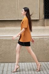 CV766 - Chân váy dáng A ngắn thiết kế kéo khóa 2 bên -BELY