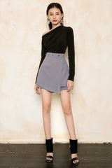 CV708 - Chân váy short đùi thiết kế đính eo nổi bật