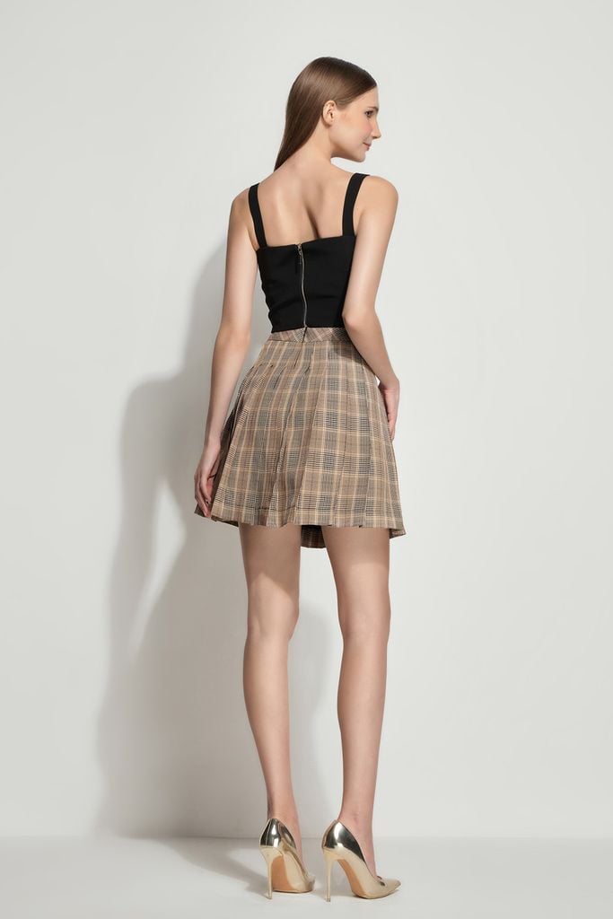 A853 - Áo croptop thiết kế ôm form, kéo khóa sau - BELY