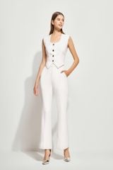 VS967 - Áo gile cổ u thiết kế vạt V - BELY