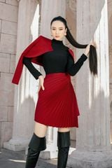 VS1011 - Áo vest croptop vạt bầu