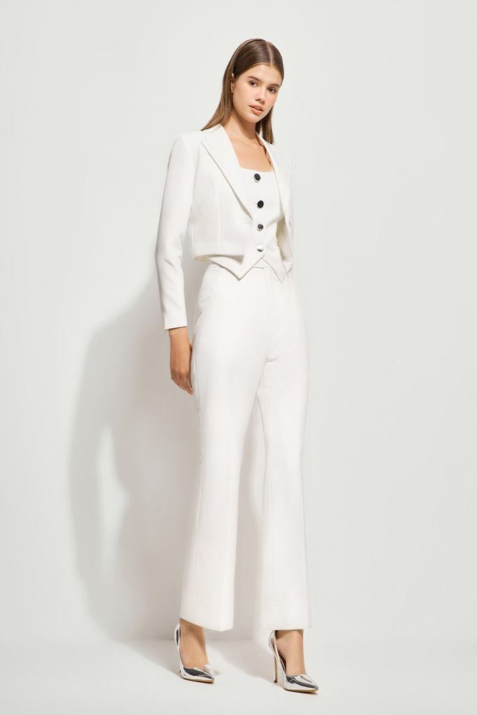 ÁO VESTON CROPTOP CỔ 2 VE VS968