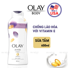 Sữa Tắm Olay Body Wash Lưu Hương Thơm Lâu 650ml (Hàng Mỹ Nhập Khẩu)