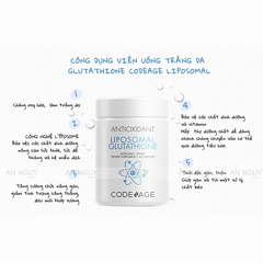 Viên Uống CodeAge Liposomal Glutathione Chống Oxy Hóa, Sáng Da 60 Viên
