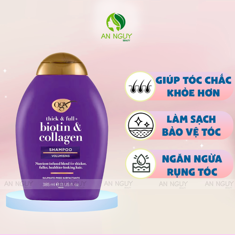 Dầu Gội OGX Shampoo Phục Hồi Tóc Hư Tổn 385ml