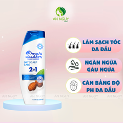 Dầu Gội Và Xả Head & Shoulders 2in1 Dry Scalp Care Daily Shampoo + Conditioner