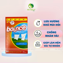 Giấy Thơm Bounce Dùng Cho Máy Sấy (Hàng Mỹ Nhập Khẩu)