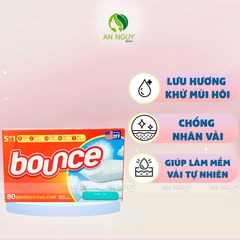 Giấy Thơm Bounce Dùng Cho Máy Sấy (Hàng Mỹ Nhập Khẩu)