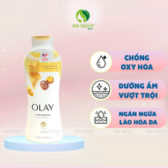 Sữa Tắm Olay Body Wash Lưu Hương Thơm Lâu 650ml (Hàng Mỹ Nhập Khẩu)
