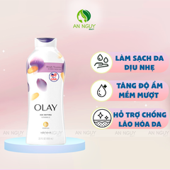 Sữa Tắm Olay Body Wash Lưu Hương Thơm Lâu 650ml (Hàng Mỹ Nhập Khẩu)