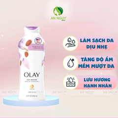 Sữa Tắm Olay Body Wash Lưu Hương Thơm Lâu 650ml (Hàng Mỹ Nhập Khẩu)