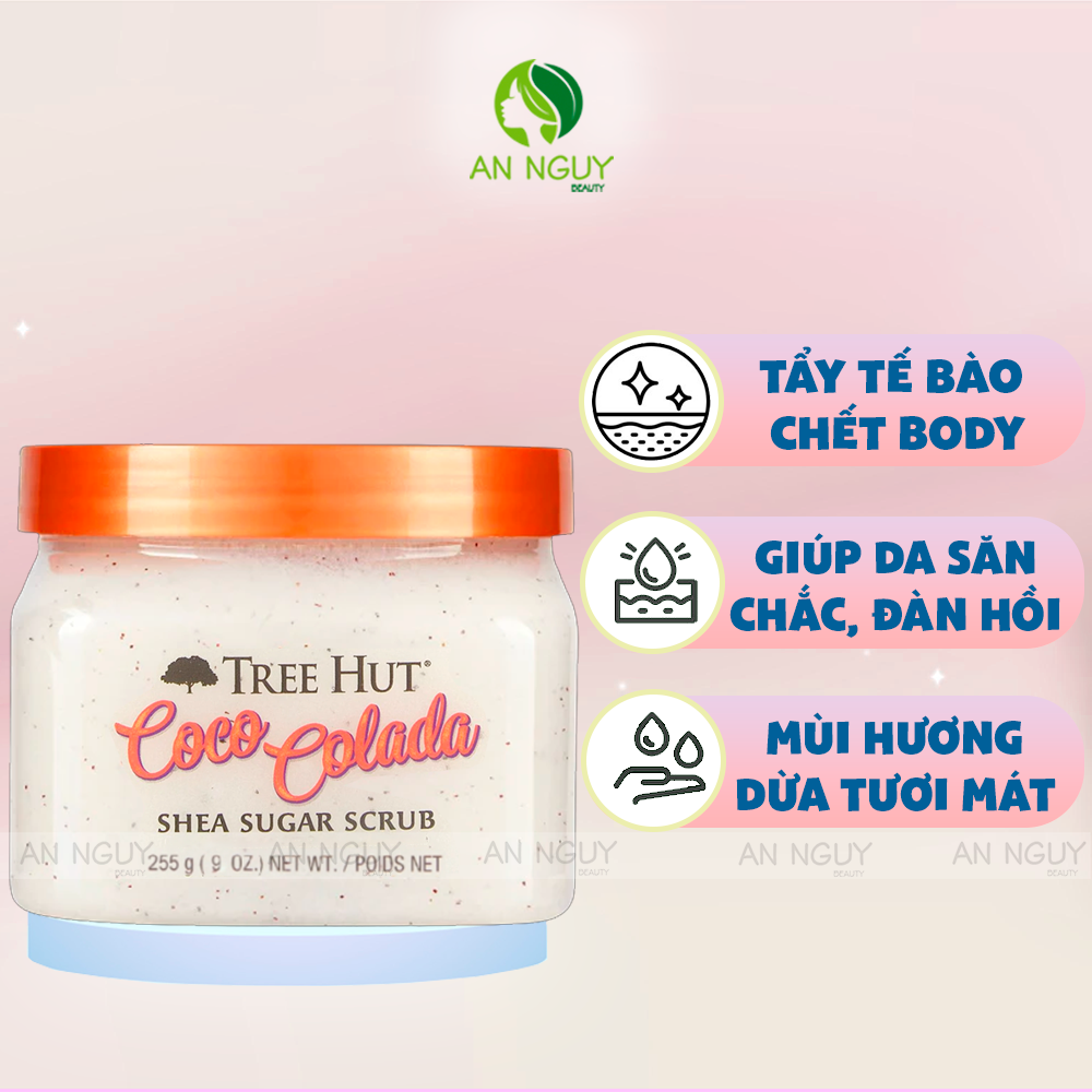 Tẩy Tế Bào Chết Cơ Thể Tree Hut Shea Sugar Scrub