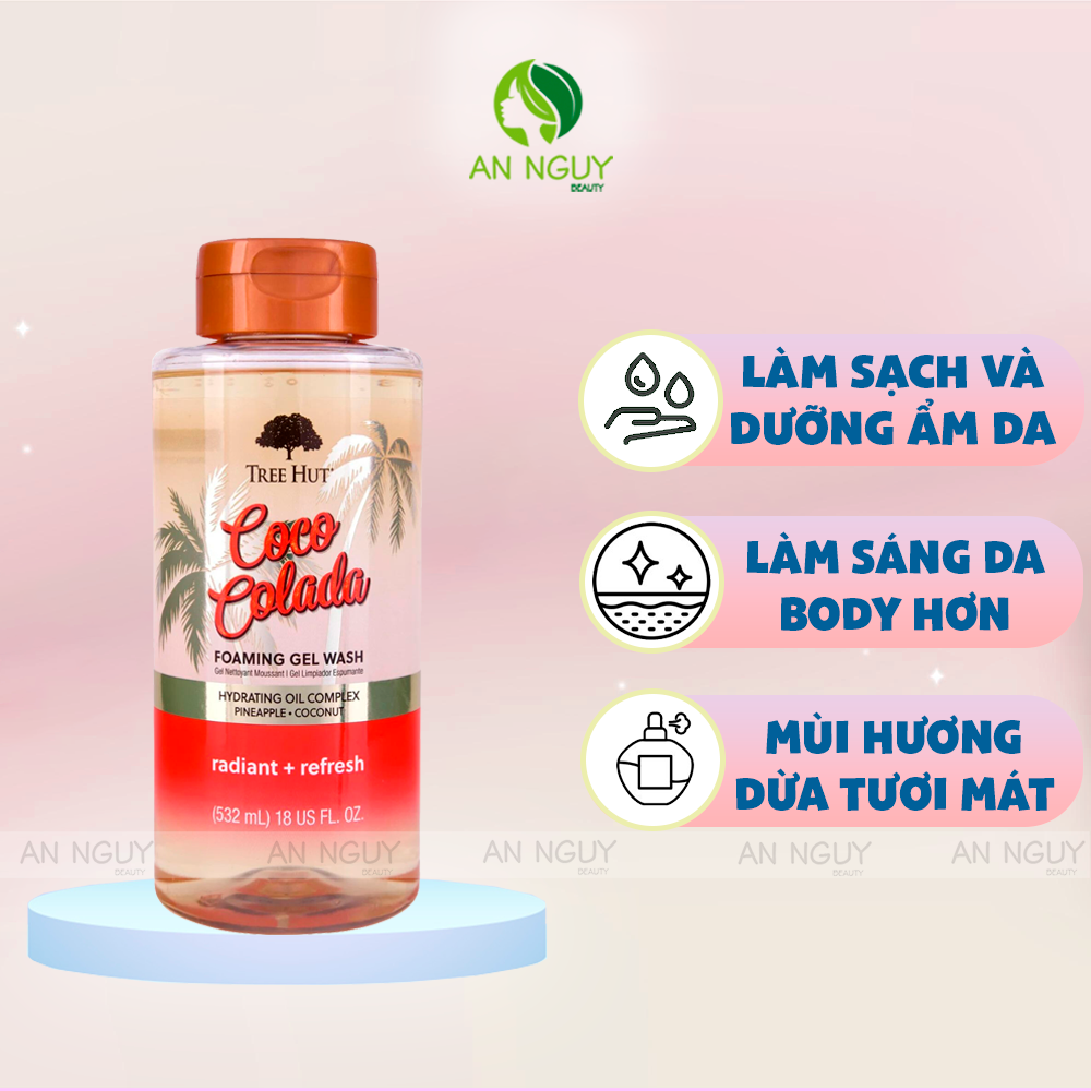 Gel Tắm Tree Hut Foaming Gel Wash