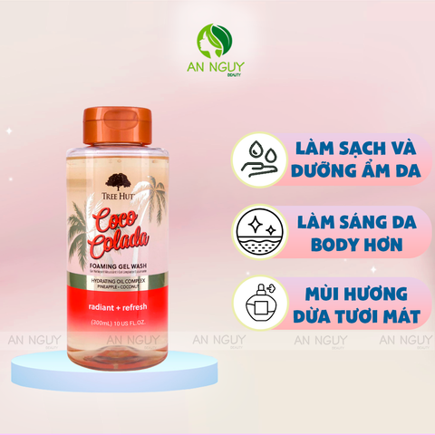 Gel Tắm Tree Hut Foaming Gel Wash