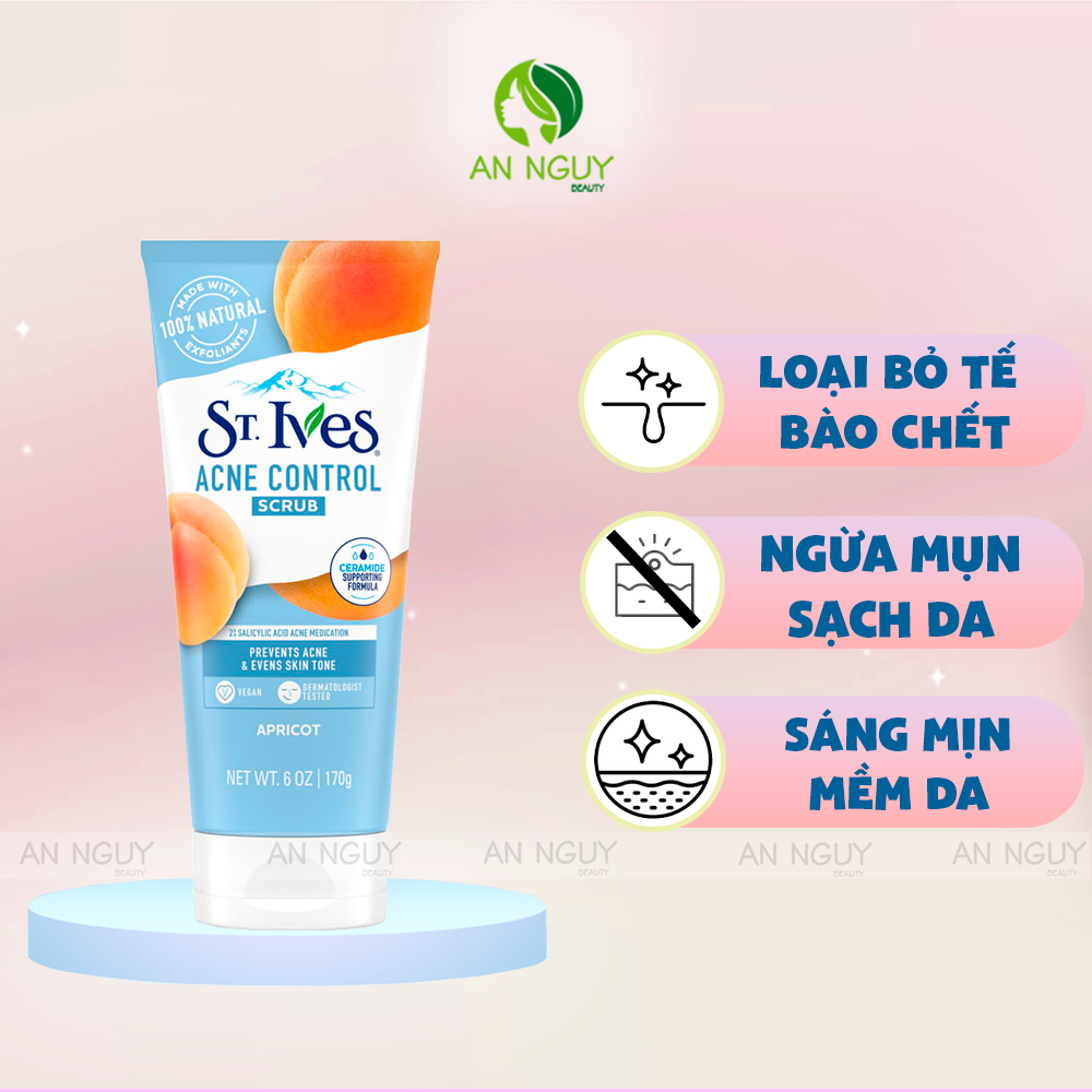 Tẩy Tế Bào Chết Mặt St.Ives Làm Sạch Da