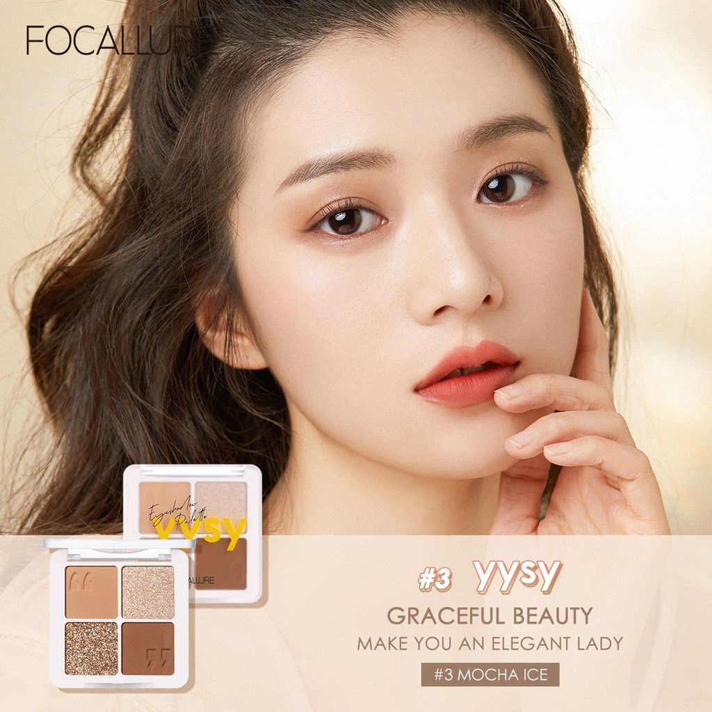 Bảng Phấn Mắt 4 Ô Focallure Eyeshadow Palette FA177 5gr