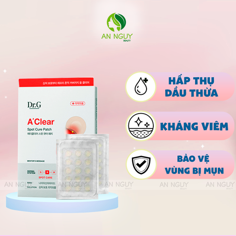 Miếng Dán Mụn Dr.G A Clear Spot Cure Patch 39pcs