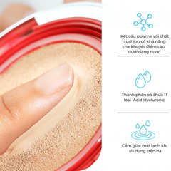 Phấn Nước IBIM Red Cover Calming Cushion SPF50+ PA++++ 10gr