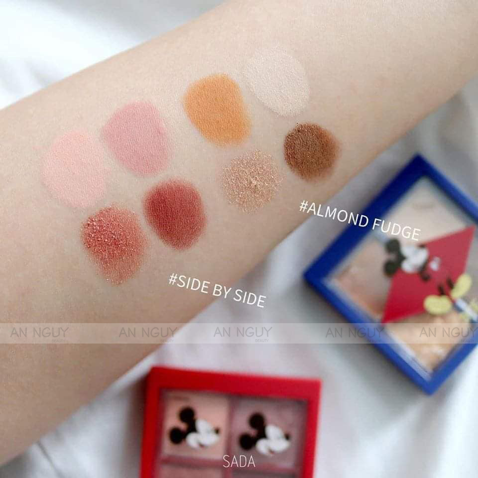 Bảng Phấn Mắt 4 Ô 3CE Disney Mini Multi Eye Color Palette 3.2gr - Side By Side
