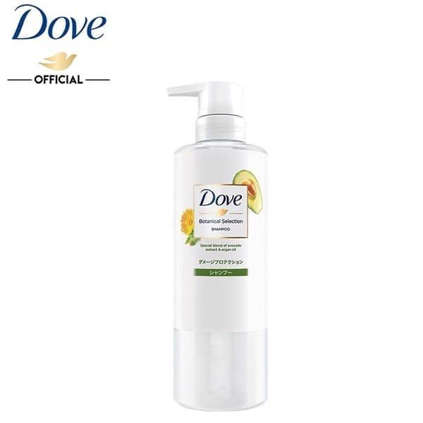 Dầu Gội Dove Botanical Selection Shampoo with Avocado Extract & Argan Oil Phục Hồi Hư Tổn Chiết Xuất Bơ & Dầu Argan 500gr