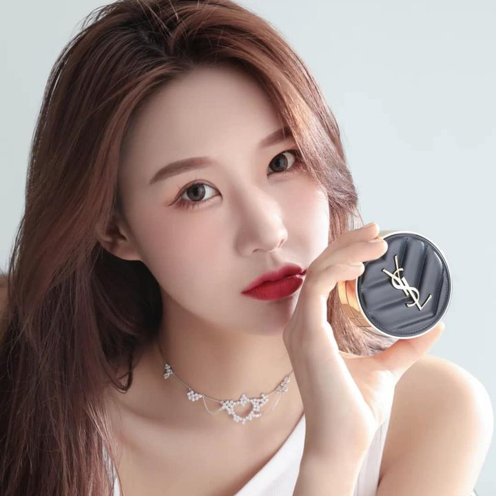 Phấn Nước YSL Le Cushion Encre De Peau Luminous Matte (Vỏ Da Đen)