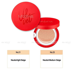 Phấn Nước Missha Velvet Finish Cushion SPF 50+ PA+++ Mỏng Nhẹ, Che Phủ Tốt 15gr