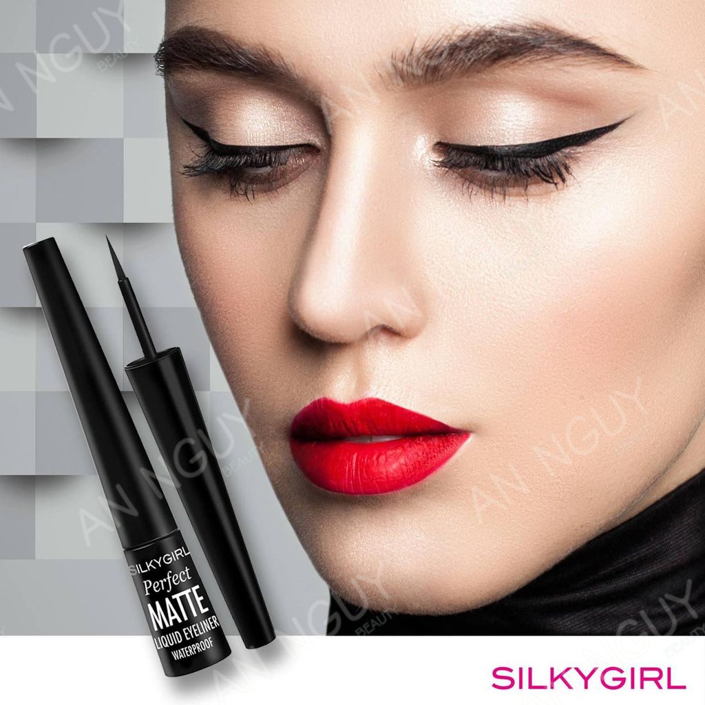 Kẻ Mắt Nước SilkyGirl Perfect Matte Liquid Eyeliner Waterproof 2.5ml