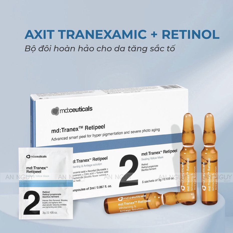 Bộ Peel Thay Da Chuyên Nghiệp MD:Tranex Retipeel