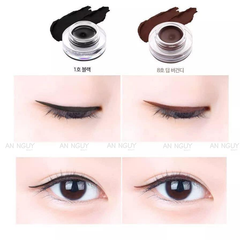 Gel Kẻ Mắt Tonymoly Back Gel Eyeliner Long Brush 4gr