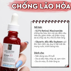 Tinh Chất La Roche-Posay Retinol B3 Serum Giảm Thâm Nám Và Nếp Nhăn 30ml