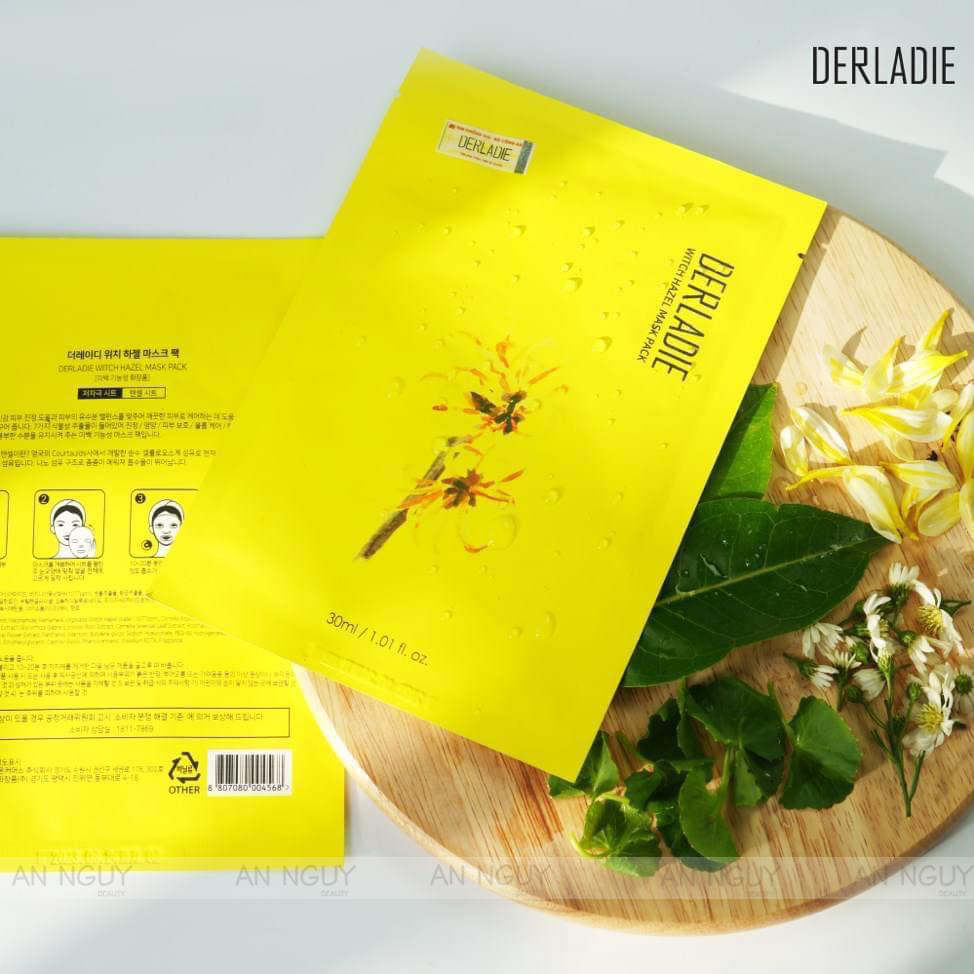 Mặt Nạ Derladie Witch Hazel Mask Pack Giảm Sưng Viêm 30ml