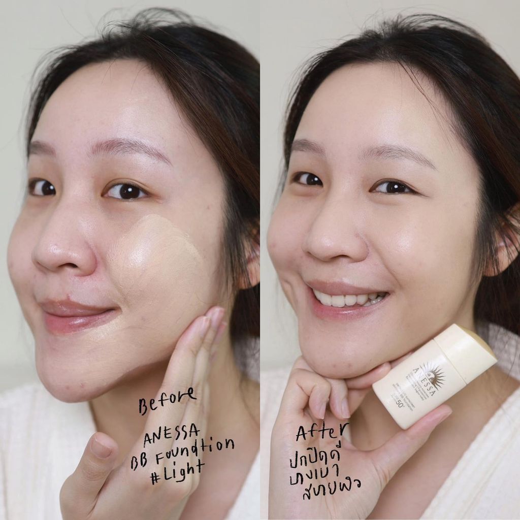 Kem Trang Điểm Chống Nắng Anessa Perfect UV Sunscreen Skincare BB Foundation 25ml