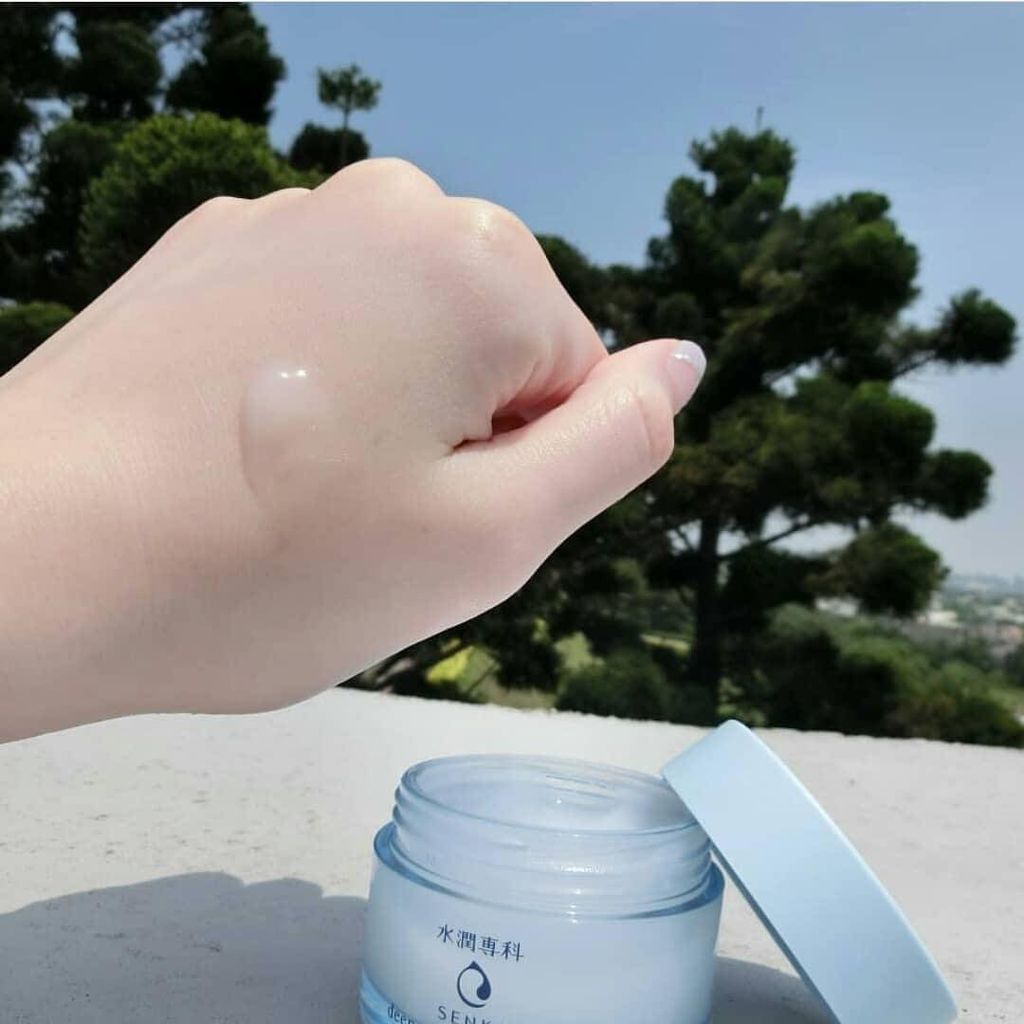 Mặt Nạ Ngủ Senka Deep Moist Gel Cream Dạng Gel Cấp Ẩm Chuyên Sâu 50gr