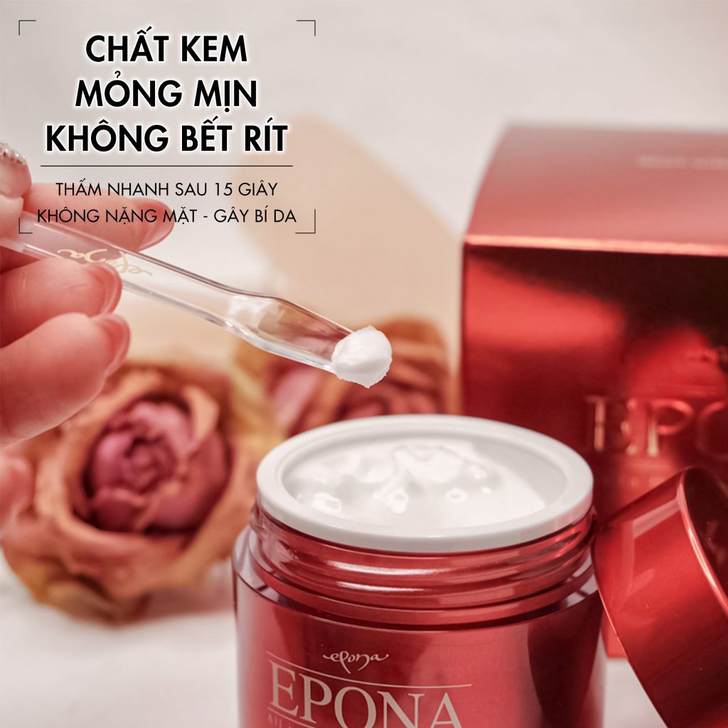 Kem Dưỡng Epona Cream Dưỡng Trắng, Phục Hồi Da 50ml