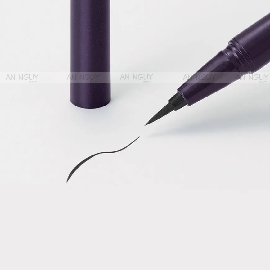 Bút Kẻ Mắt Nước Kissme Siêu Mượt Không Trôi Màu Đen Smooth Liquid Eyeliner Super Keep #01 Jet Black Black