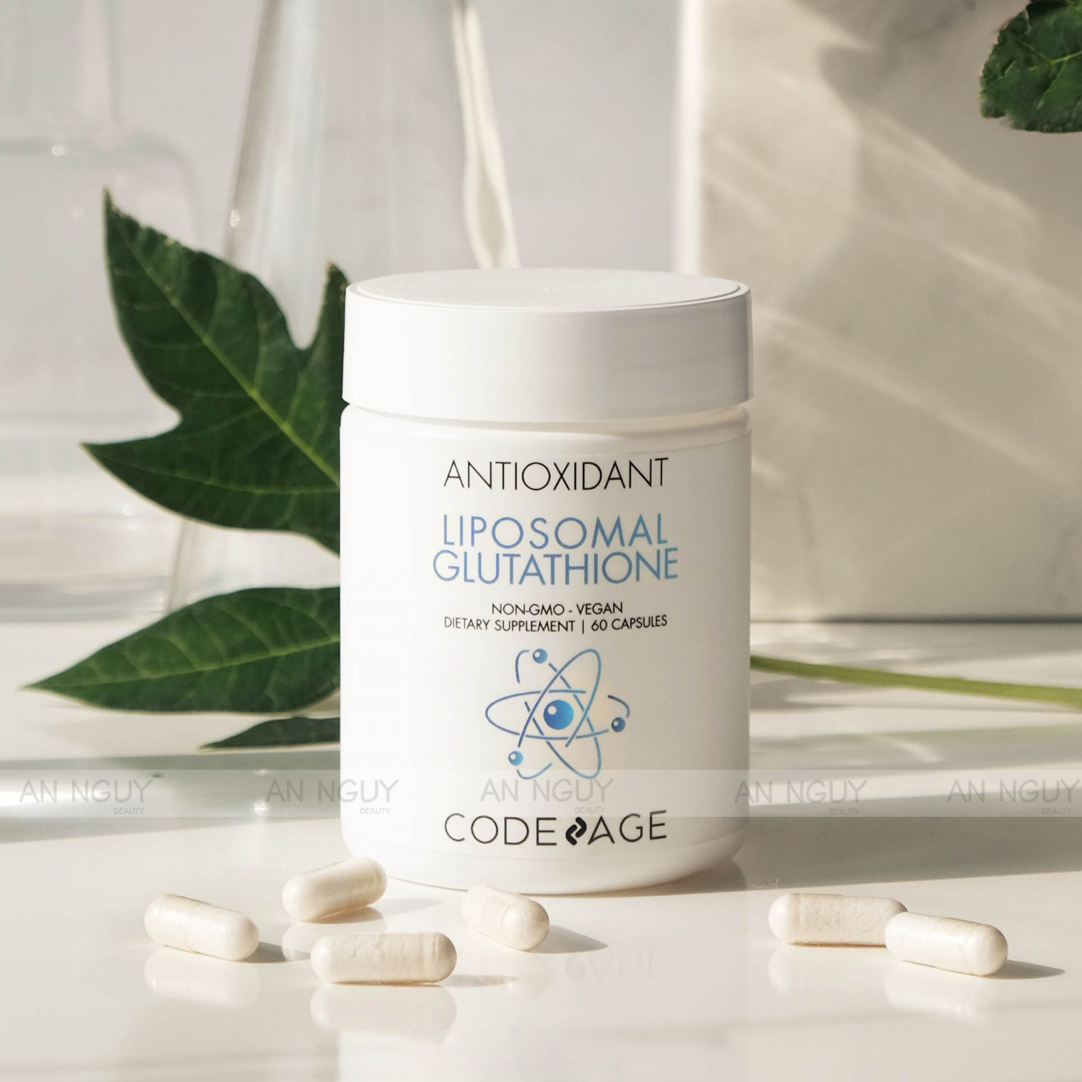 Viên Uống CodeAge Liposomal Glutathione Chống Oxy Hóa, Sáng Da 60 ViênViên  Uống CODE AGE Liposomal Glutathione Chống Oxy Hóa, Sáng Da 60 Viê –  annguy.beauty