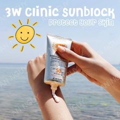 Kem Chống Nắng 3W Clinic Intensive UV SPF50+ Dành Cho Mọi Loại Da 70ml