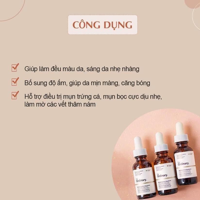 Tinh Chất The Ordinary Retinol 1% In Squalane Chống Lão Hóa 30ml