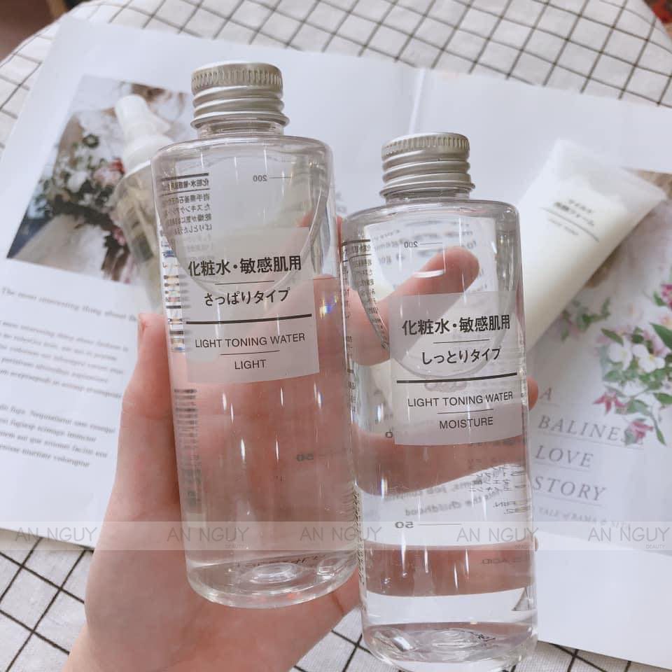 Nước Hoa Hồng MUJI Toning Water Dưỡng Ẩm, Mềm Mịn Da 200ml